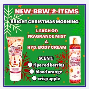 🔥"BRIGHT CHRISTMAS MORNING" 2-ITEMS MIST & HYD CREAM